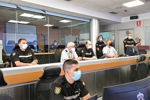 Conferencia en el Centro de Operaciones Conjunto (JOC)