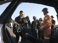 Responsables en emergencias de las Comunidades Autónomas de Baleares, Murcia y Valencia, Ayuntamiento de Gandía y Cruz Roja Española, conocen de cerca las distintas capacidades operativas, desarrolladas durante el ejercicio