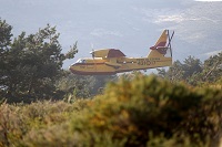 Apoyados por los medios aéreos del MAPA operados por el 43 Grupo del Ejército del Aire