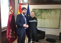 El general Alcañiz pudo comprobar el grado de implicación con este ejercicio de las autoridades y profesionales de las emergencias