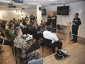 El teniente general Muro da la bienvenida a los asistentes al Curso de Gestión de Catástrofes