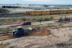 También se han realizado trabajos para la limpieza del canal de regadío de la Real Acequia de Pedrola