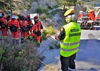 El ejercicio contó con la supervisión de personal del área de prevención de riesgos labolares