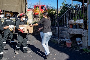 En las últimas semanas se ha colaborado en el traslado de enseres de los vecinos que han regresado a sus viviendas
