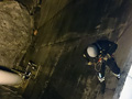 Rescate vertical del BIEM IV a 10 personas accidentadas en un funicular, accediendo por la presa de Bubal, en el valle oscense de Tena.