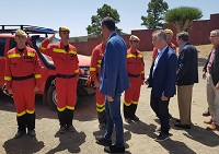 El presidente del Gobierno en funciones, Pedro Sánchez, acompañado del presdiente del Gobinero canario, Ángel Torres, agradecieron el trabajo realizado