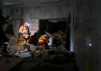 En la evaluación han enido que realizar todo tipo de ejercicios, incluyendo la búsqueda técnica en espacios confinados