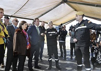 El teniente coronel Esteban Rodas han expuesto a las autoridades los detalles de la operación y su especial complejidad