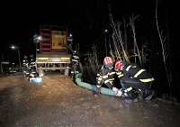 Para colaborar en el control de las consecuencias de la crecida del Ebro, la UME ha desplegado personal y medios de los batallones 1, 3, 4 y 5, RAIEM y BTUME