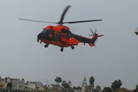 la UME ha desplazado a la zona 70 vehículos entre los que se encuentran seis autobombas, dos Equipos de Medio de Bombeo de Aguas y Lodos (EMBAL), un helicóptero de búsqueda y rescate Cougar, dos maquinarias de ingenieros especializa, dos embarcaciones y vehículos todoterreno tipo VAMTAC