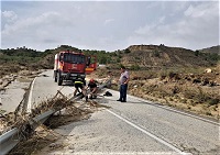 Trabajos para la reapertura de viales