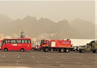 Llegada a Gran Canaria de efectivos de Tenerife