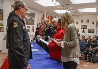 Entre los alumnos, además de los jefes de Unidad de la UME, se encontraban responsables de la Dirección General de Protección Civil y Emergencias, de los servicios 112 de Valencia y Aragón, Cruz Roja, Bomberos de la Comunidad de Madrid, representantes de los Equipos de Voluntarios Digitales en Emergencias, Policía Nacional, Guardia Civil, Ejército de Tierra, Armada y Ejército del Aire